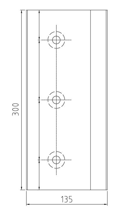 BLADE, 14x135x300MM, 300x135x14 D-18122 MAT.1,2360,CH 260