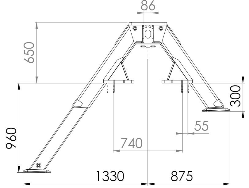 A-Type Support Legs