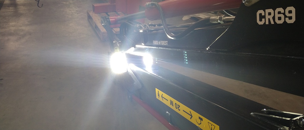 INSTALLATION KIT, Work lights for boom, CR37, CR47, CR59, CR67, CR69, CR69+, CR87, CR89, L1