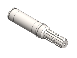GROOVE SHAFT, D50-247,5mm, Grooves by DIN9611