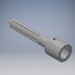 DRIVE SHAFT, 1-3/8", D65-256.5mm, for clutch, PD12