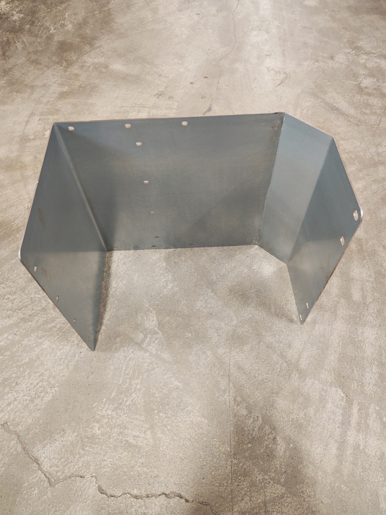 YLÄLEVY, 317x470x544mm, S=3mm, for control valve, CR