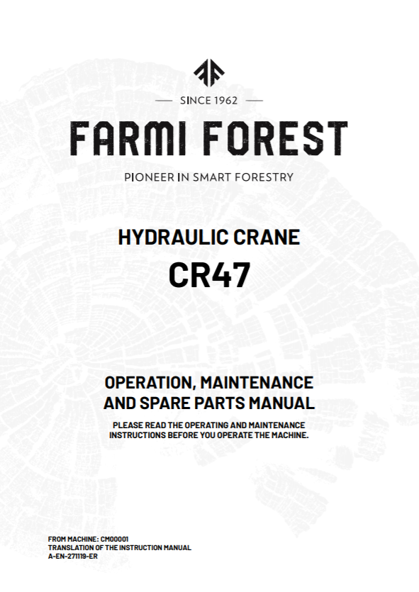 CR67 Manual and Spare Parts