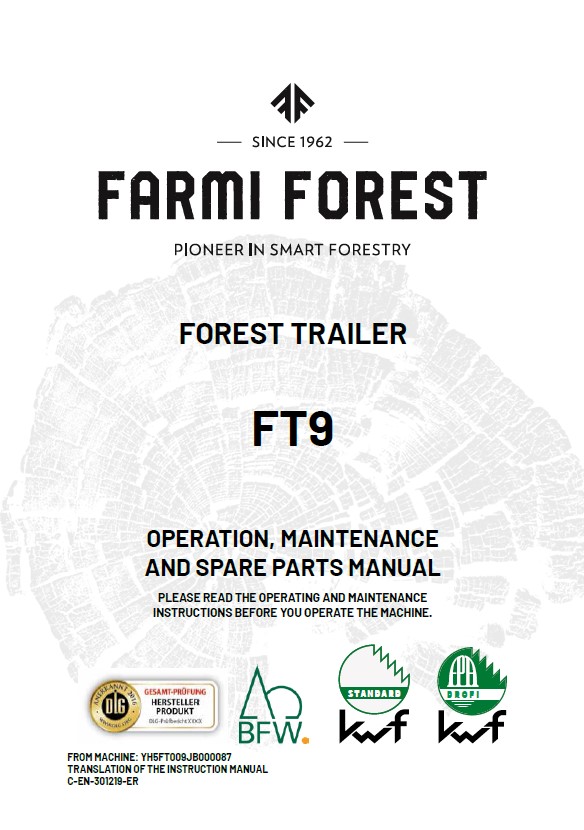 FT9 Manual and Spare Parts