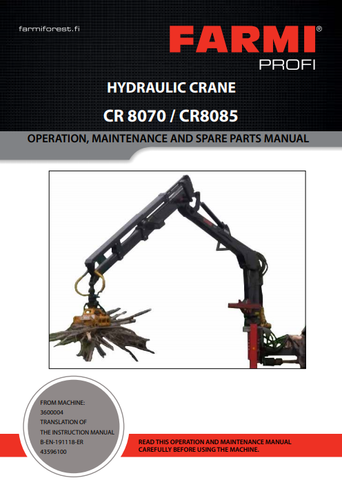 HK6167/6185 Manual and Spare Parts (copy)