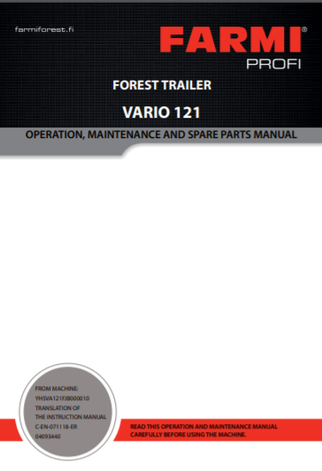 Vario 101 Manual and Spare Parts (copy)