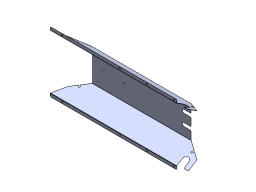 CASING PLATE, 46x350x850MM, S=1MM, CH18