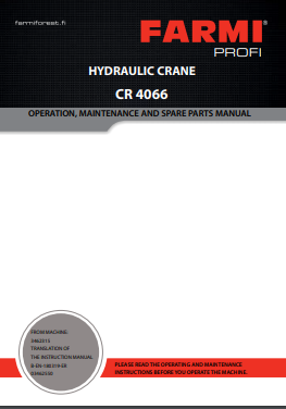 CR/HK4066 Manual and Spare Parts