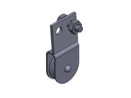 [43020775] ROPE PULLEY, 38x45x101MM