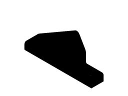 SUPPORT PART, 40x105x230mm, Plastic, QL8N, QL8T