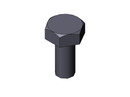 HEX SCREW, M8x16, 8.8ZN, DIN 933