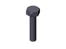 HEX SCREW, M10x25, 8.8ZN, DIN 933