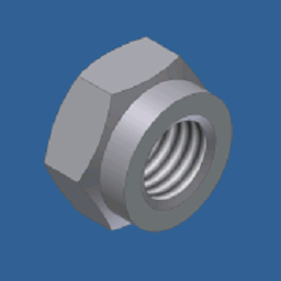 LOCK NUT, M12, 8.8ZN, DIN 985