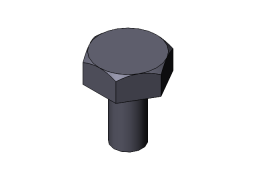 HEX SCREW, M12x20, 8.8ZN, DIN 933