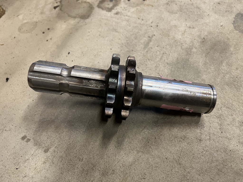 GROOVE SHAFT, Lower, JL457, JL456