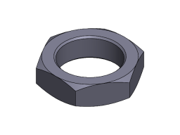 HEX NUT, M27x1.5, S=10mm, QL