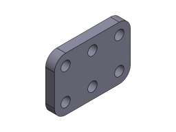 PLATE, 20x120x170mm, S=20mm, QL8T