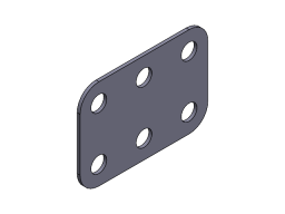 PLATE, 4x120x170mm, S=4mm, QL8T