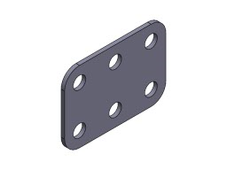 PLATE, 6x120x170mm, S=6mm, QL8T