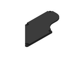 SHELTER PLATE, bottom LH, QL