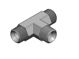T-FITTING, R1/2&quot;, 702-8