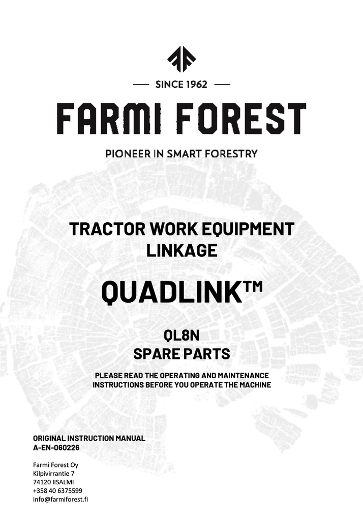 QL8N Spare Parts, Quadlink