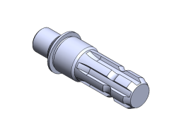 GROOVE SHAFT, D59-179MM, 1 3/4&quot; - 6 weldable, CH260 / CH27 / CH38 / CH380 / CH381, Farmi Forest