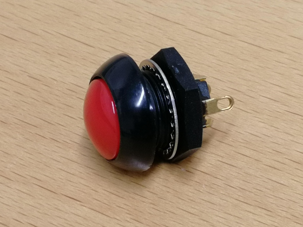 PUSH BUTTON SWITCH RED, HC-D4 HPC, Hydro Control, PP J RB