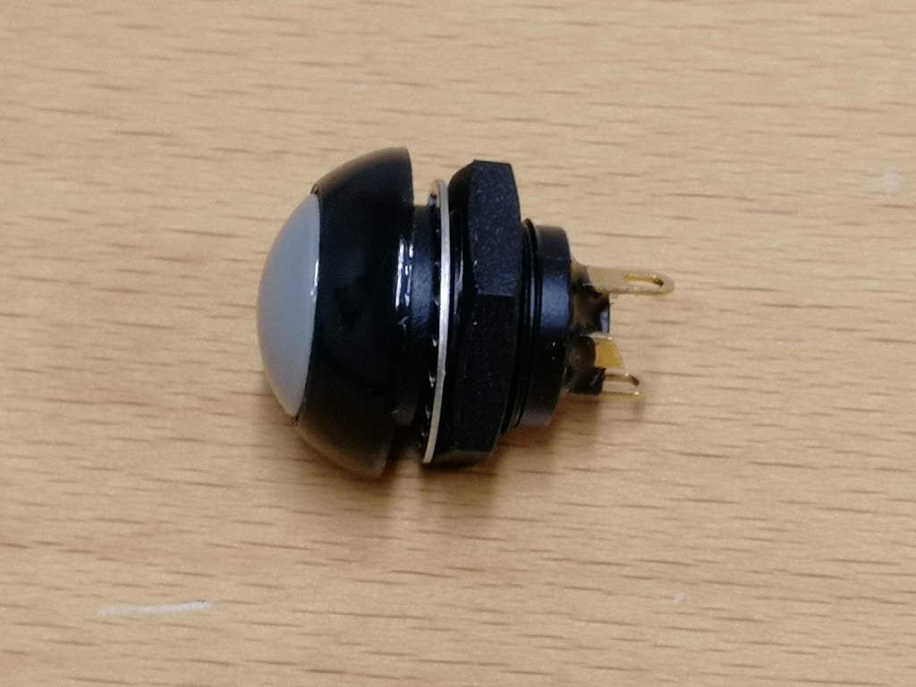 PUSH BUTTON SWITCH, HC-D4 HPC, Hydro Control, P9-900028, Grey