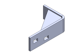 SUPPORT LEG, 60x113x188mm, LEFT, 27ACC