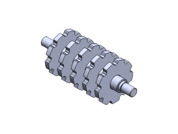 FRONT AXLE, 194x194x504mm, 27ACC
