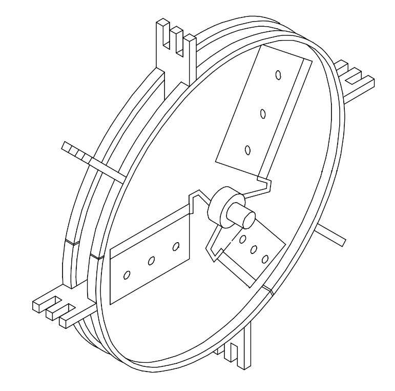 KNIFE DISC, 1 3/4", Assembly, 3-knife