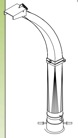 DISCHARGE PIPE, Long