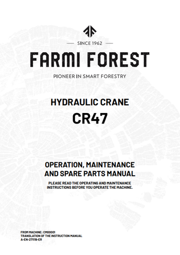 CR47 Manual and Spare Parts