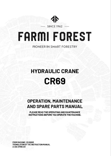 CR69 Manual and Spare Parts