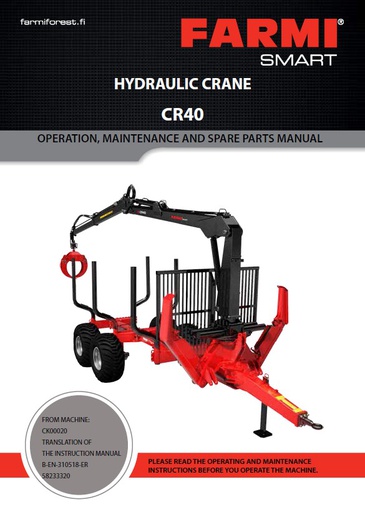 CR40 Manual and Spare Parts