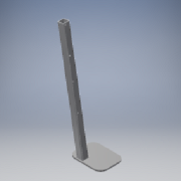[200006175_0] SUPPORT LEG, 115x209x517mm, W50R, W35R