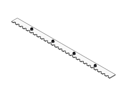 [200006876_0] BLADE, 8x83x1414mm, S=8mm, for ROAD MAINTENANCE, W50R
