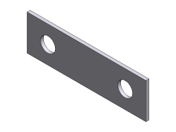 SUPPORT PLATE, 5X60X200MM | Farmi Forest Shop