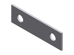 [43800750_1] SUPPORT PLATE, 5X60X200MM