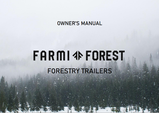 Farmi Forest Trailers User Manual 