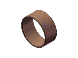 [54563291_1] PLAIN BEARING, 6060 s2.5 WB 802, STRAIGHT, FB0926060