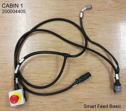 [200004405_1] WIRING HARNESS, Smart Feed, Cabin 1 with emergency stop, TECHNION, 555000037.0